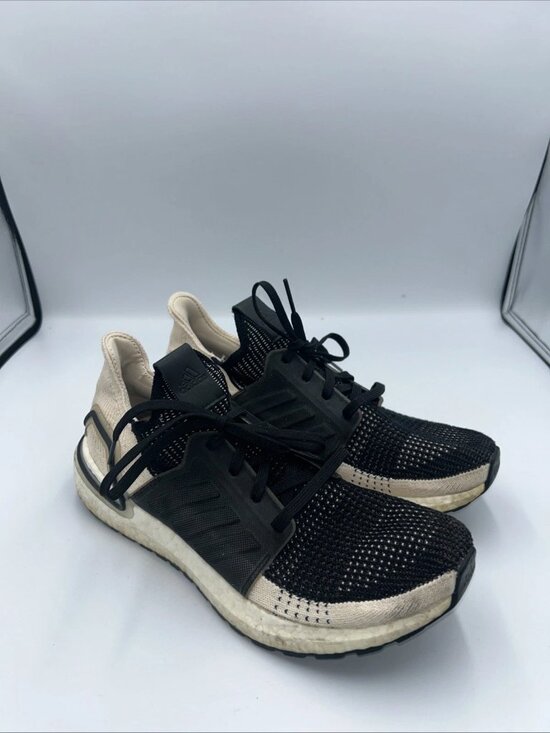 Adidas Ultraboost 19 Shoes Mens Size 8.5 Black Gray Blue Road Running G27506 main image 6